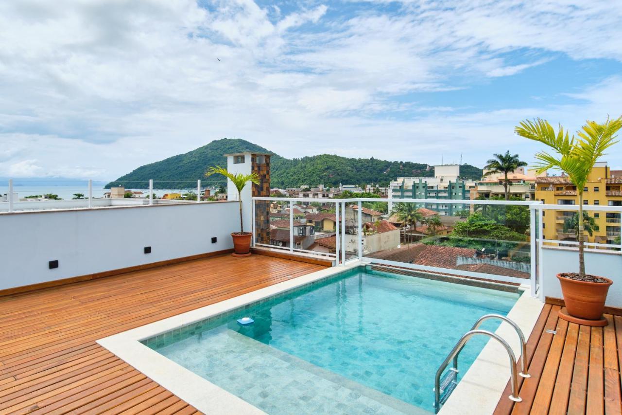Orla Ubatuba 300 Metros - Ar Condicionado, Varanda Gourmet Buitenkant foto