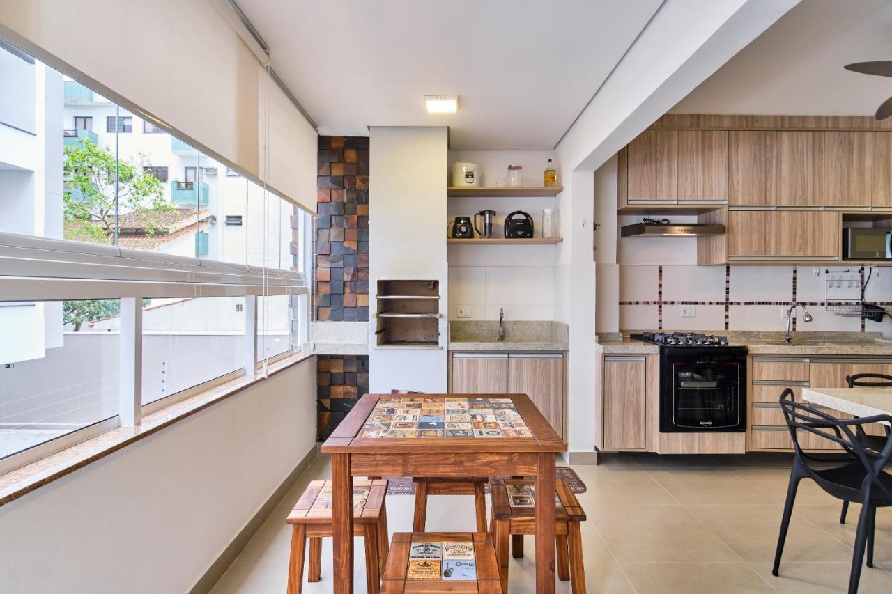 Orla Ubatuba 300 Metros - Ar Condicionado, Varanda Gourmet Buitenkant foto