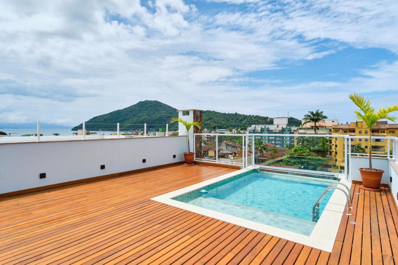 Orla Ubatuba 300 Metros - Ar Condicionado, Varanda Gourmet Buitenkant foto