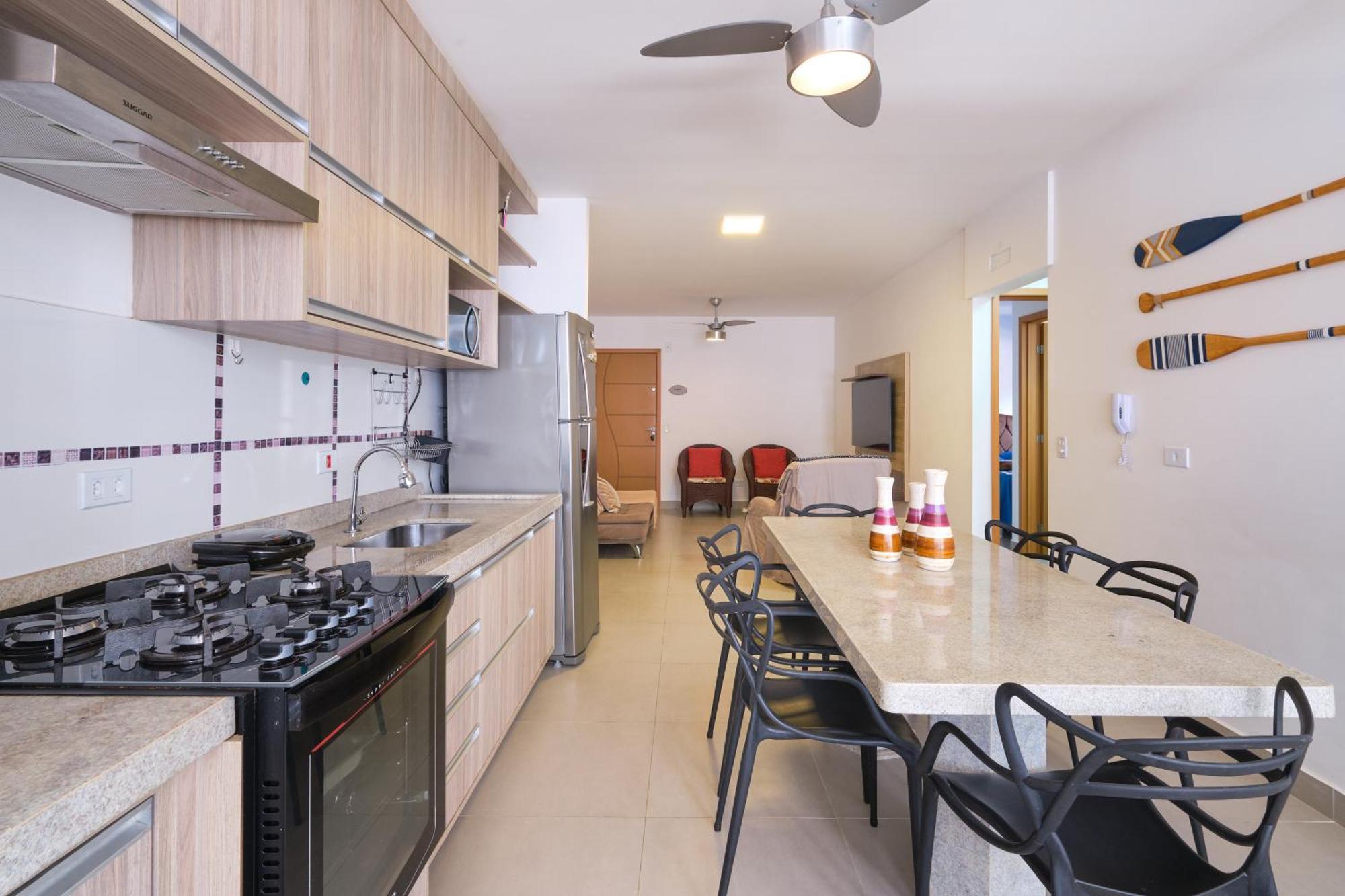 Orla Ubatuba 300 Metros - Ar Condicionado, Varanda Gourmet Buitenkant foto