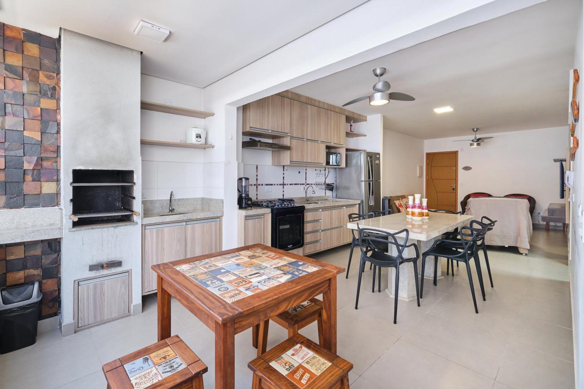 Orla Ubatuba 300 Metros - Ar Condicionado, Varanda Gourmet Buitenkant foto